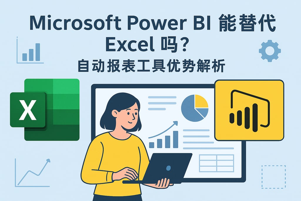 Microsoft Power BI能替代Excel吗？自动报表工具优势解析